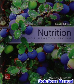 Nutrition for Healthy Living 4th Edition Schiff Solutions Manual