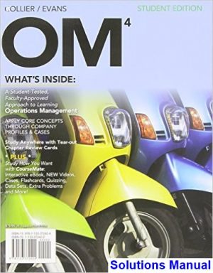 OM 4 4th Edition Collier Solutions Manual