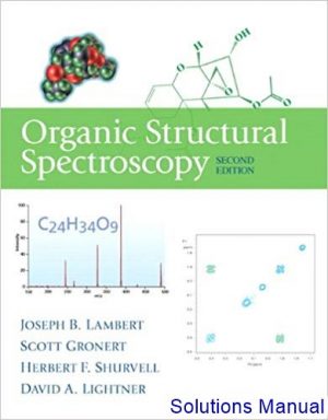 Organic Structural Spectroscopy 2nd Edition Lambert Solutions Manual