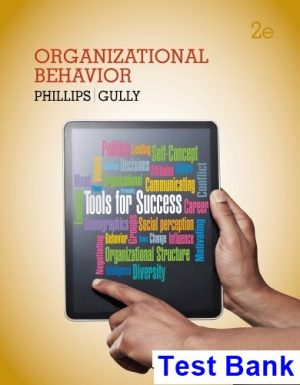 Organizational Behavior Tools for Success 2nd Edition Phillips Test Bank