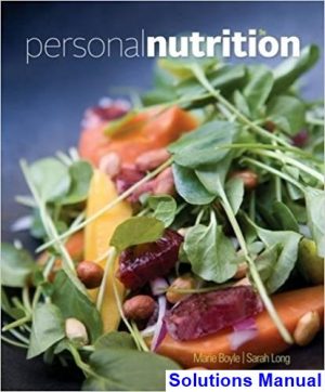 Personal Nutrition 9th Edition Boyle Solutions Manual