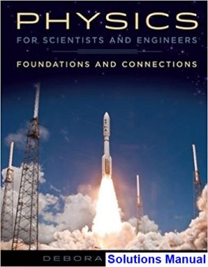 Physics for Scientists and Engineers Foundations and Connections 1st Edition Katz Solutions Manual