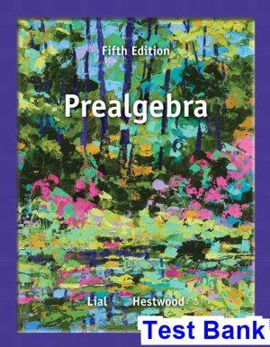 Prealgebra 5th Edition Lial Test Bank