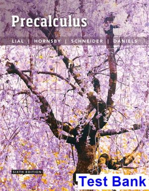 Precalculus 6th Edition Lial Test Bank