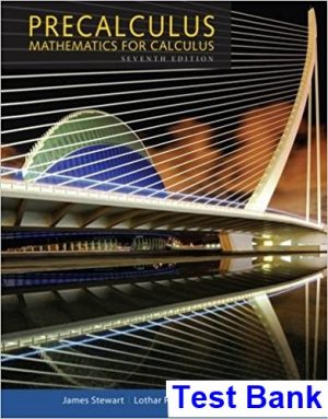 Precalculus Mathematics for Calculus 7th Edition Stewart Test Bank