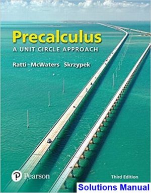 Precalculus A Unit Circle Approach 3rd Edition Ratti Solutions Manual