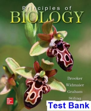 Principles of Biology 1st Edition Brooker Test Bank