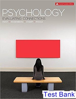 Psychology Canadian 2nd Edition Feist Test Bank