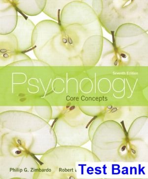 Psychology Core Concepts 7th Edition Zimbardo Test Bank