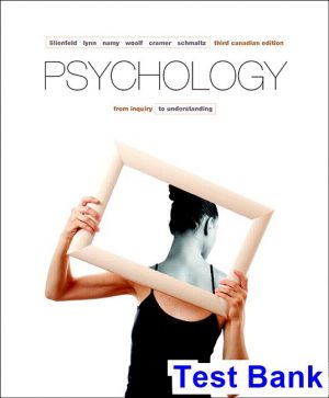 Psychology From Inquiry to Understanding Canadian 3rd Edition Lilienfeld Test Bank