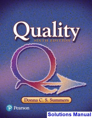 Quality 6th Edition Summers Solutions Manual