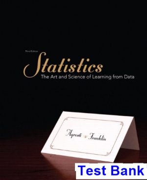 Statistics 3rd Edition Agresti Test Bank