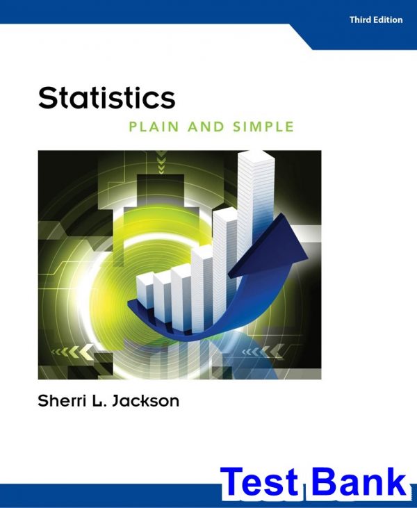 Statistics Plain and Simple 3rd Edition Jackson Test Bank