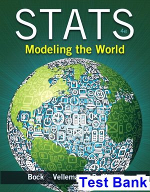 Stats Modeling the World 4th Edition Bock Test Bank