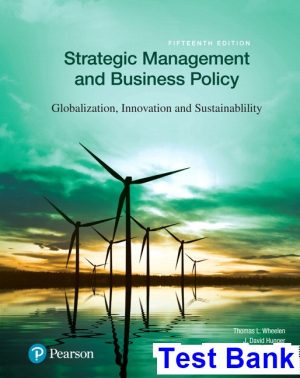 Strategic Management And Business Policy Global 15th Edition Hunger ...