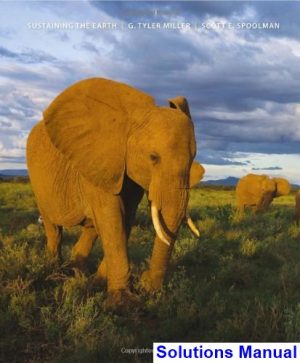Sustaining the Earth 11th Edition Miller Solutions Manual