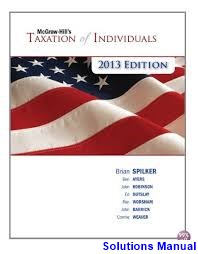 Taxation of Business Entities 4th Edition Spilker Solutions Manual