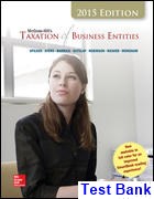 Taxation of Business Entities 6th Edition Spilker Test Bank