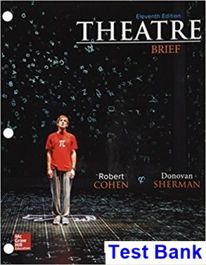 Theatre Brief 11th Edition Cohen Test Bank