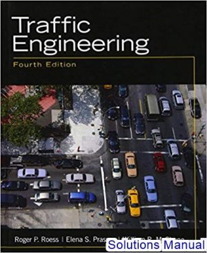 Traffic Engineering 4th Edition Roess Solutions Manual