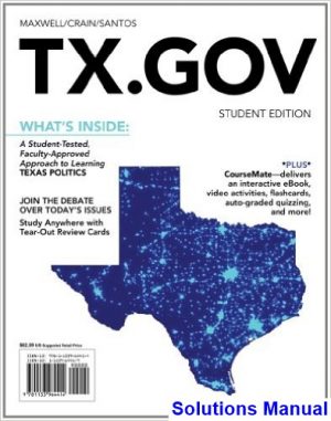 TX GOV 1st Edition Maxwell Solutions Manual