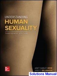 Understanding Human Sexuality 13th Edition Hyde Solutions Manual
