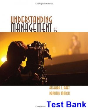 Understanding Management 9th Edition Daft Test Bank
