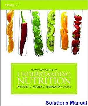 Understanding Nutrition Canadian 2nd Edition Whitney Solutions Manual