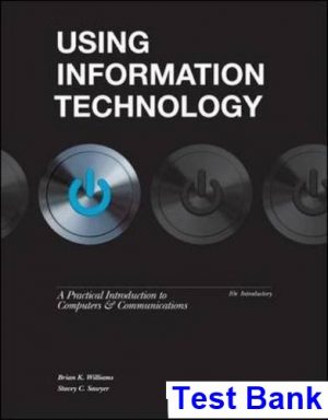 Using Information Technology 10th Edition Williams Test Bank