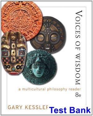 Voices of Wisdom A Multicultural Philosophy Reader 8th Edition Kessler Test Bank