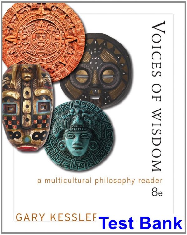 Voices of Wisdom A Multicultural Philosophy Reader 8th Edition Kessler Test Bank