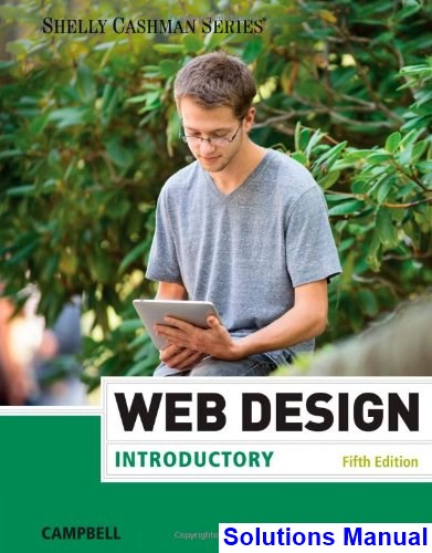 Web Design Introductory 5th Edition Campbell Solutions Manual