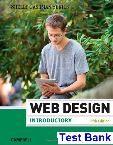 Web Design Introductory 5th Edition Campbell Test Bank