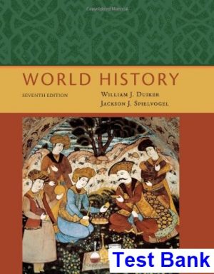 World History 7th Edition Duiker Test Bank