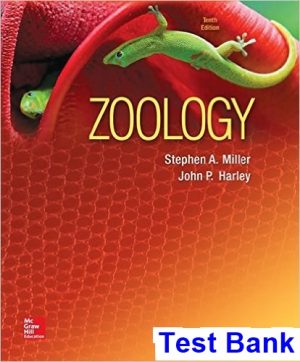 Zoology 10th Edition Miller Test Bank